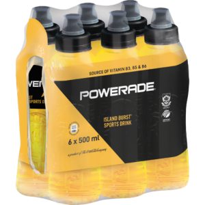 Powerade Island Burst Sports Drinks 6 x 500ml