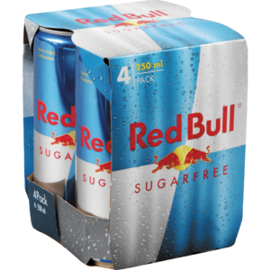 Red Bull Sugarfree Energy Drink Cans 4 x 250ml