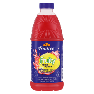 Fruitree Fruity Fruit Punch Concentrated Squash 1.25L