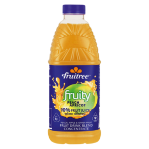 Fruitree Fruity Peach Apricot Concentrated Squash 1.25L