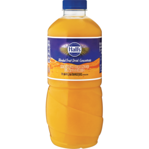 Hall's Mango & Orange Flavoured Blended Fruit Drink Concentrate 1.25L