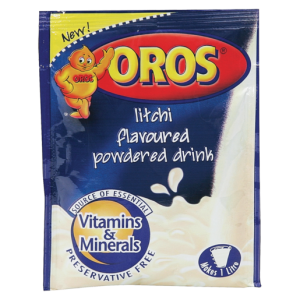 Oros Litchi Flavoured Powdered Drink Packet 35g