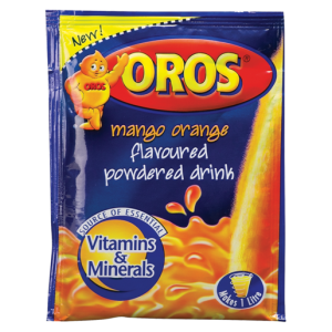 Oros Mango Orange Flavoured Powdered Drink Packet 35g