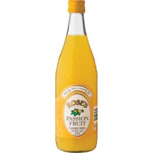 Rose's Passion Fruit Cordial Bottle 750ml