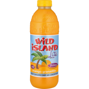 Wild Island Lite Mango & Granadilla Concentrated Dairy Blend 1L