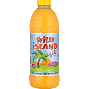 Wild Island Lite Tropical Punch Concentrated Dairy Blend 1L