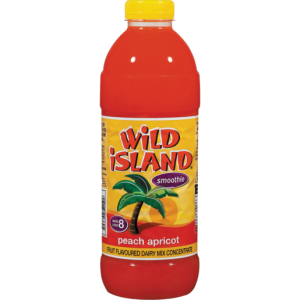 Wild Island Peach & Apricot Concentrated Dairy Blend 1L