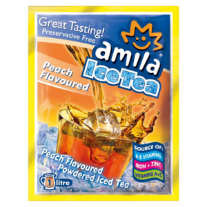 Amila Peach Flavoured Ice Tea Powder Sachet 45g