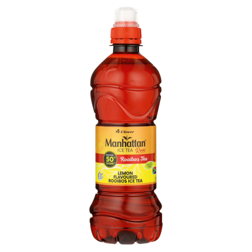 Clover Manhattan Lemon Flavoured Rooibos Ice Tea Bottle 500ml