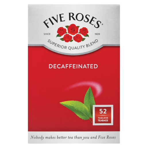 Five Roses Decaffeinated Tagless Teabags 50 Pack