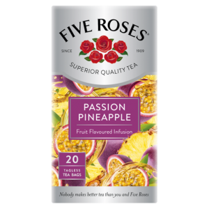 Five Roses Passion Pineapple Fruit Flavoured Infusion Teabags 20 Pack