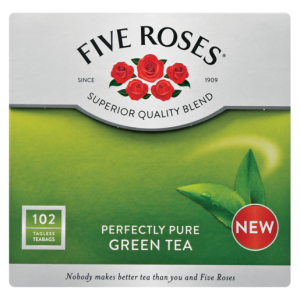 Five Roses Perfectly Pure Green Teabags 102 Pack