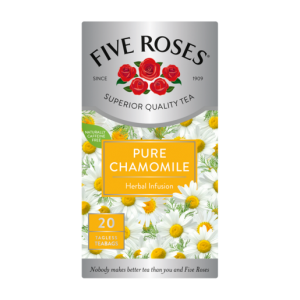 Five Roses Pure Chamomile Tagless Teabags 20 Pack