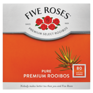 Five Roses Pure Premium Rooibos Teabags 80 Pack