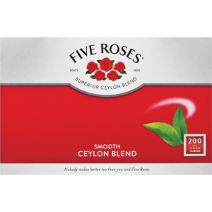 Five Roses Smooth Ceylon Blend Teabags 200 Pack