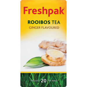 Freshpak Ginger Flavoured Rooibos Teabags 20 Pack