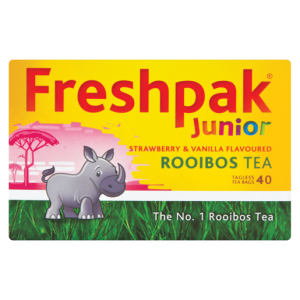 Freshpak Junior Strawberry & Vanilla Flavoured Rooibos Teabags 40 Pack