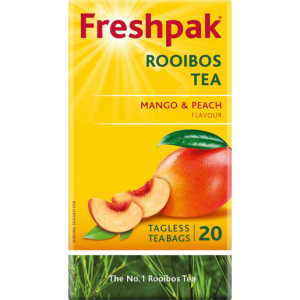 Freshpak Mango & Peach Flavoured Rooibos Teabags 20 Pack