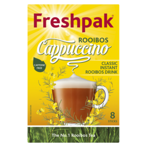 Freshpak Rooibos Cappuccino Classic Instant Rooibos Drink Sticks 8 x 20g