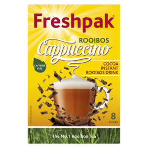 Freshpak Rooibos Cappuccino Cocoa Instant Rooibos Drink Sticks 8 x 20g