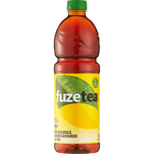 Fuze Low Kilojoule Lemon Flavoured Ice Tea Bottle 1.5L