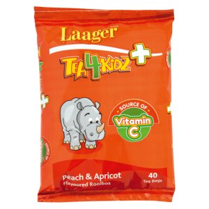 Laager 4 Kidz Peach & Apricot Flavoured Rooibos Tea 40 Pack