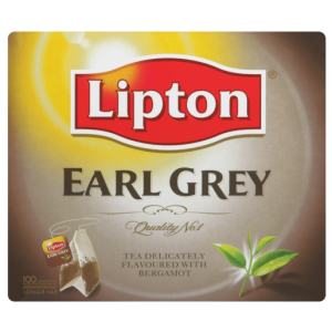 Lipton Bergamot Flavoured Earl Grey Teabags 100 Pack