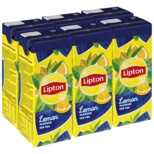 Lipton Lemon Flavoured Ice Tea Boxes 6 x 200ml