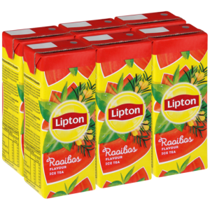 Lipton Rooibos Flavoured Ice Tea Boxes 6 x 200ml