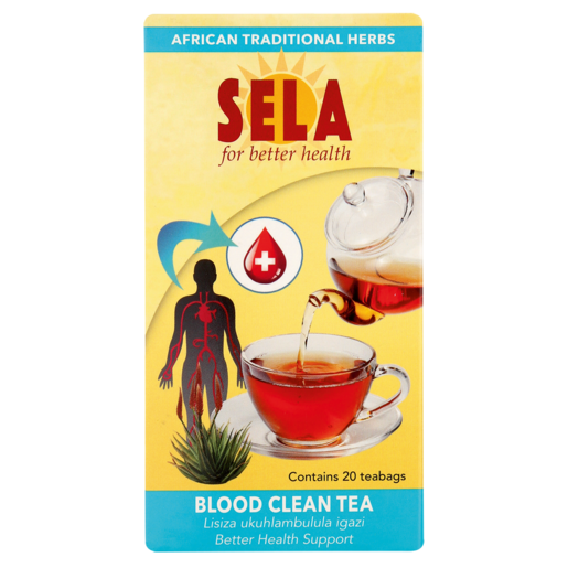 Sela Blood Clean Support Teabags 20 Pack