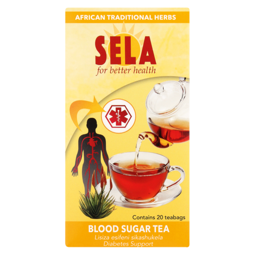 Sela Blood Sugar Diabetes Support Teabags 20 Pack