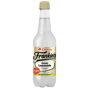 Clover Frankie's Cloudy Lemonade Flavoured Sparkling Soft Drink 400ml