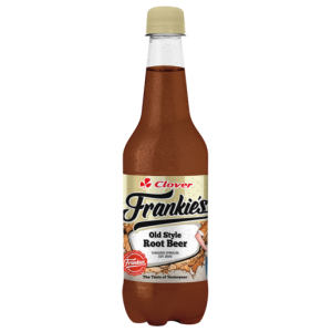 Clover Frankie's Old Style Root Beer Flavoured Sparkling Soft Drink 400ml