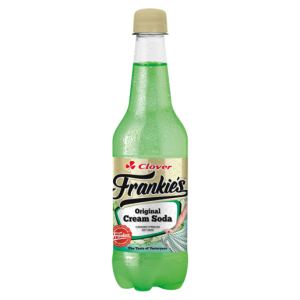 Clover Frankie's Original Cream Soda Flavoured Sparkling Soft Drink 400ml