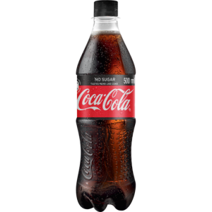 Coca-Cola Zero Soft Drink Bottle 500ml