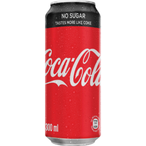 Coca-Cola Zero Soft Drink Can 300ml