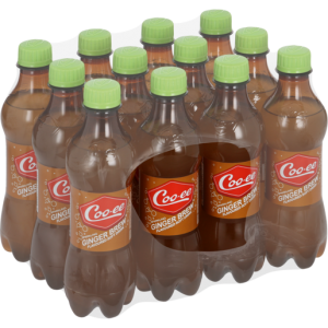 Coo-ee Ginger Brew Flavoured Soft Drink Bottles 12 x 300ml