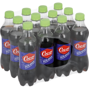 Coo-ee Iron Brew Flavoured Soft Drink Bottles 12 x 300ml