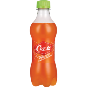 Coo-ee Orange Flavoured Soft Drink Bottle 300ml