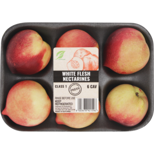 White Flesh Nectarines 6 Cavity Pack