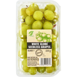 White Globe Seedless Grapes 500g