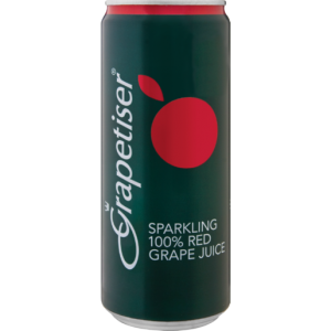 Grapetiser Sparkling Red Grape Juice Can 330ml