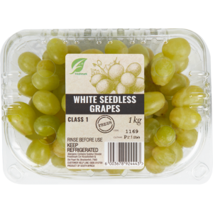 White Seedless Grapes Pack 1kg