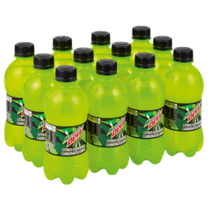 Mountain Dew Citrus Blast Carbonated Soft Drink Bottles 12 x 330ml