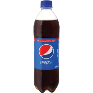 Pepsi Cola Soft Drink Bottle 600ml