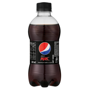 Pepsi Max Soft Drink Bottle 330ml