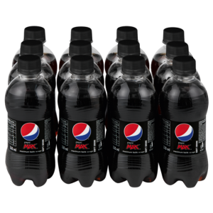 Pepsi Max Soft Drink Bottles 12 x 330ml