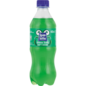 Spar-Letta Creme Soda Soft Drink Bottle 440ml