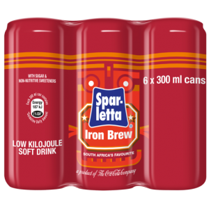 Spar-Letta Iron Brew Soft Drink Cans 6 x 300ml