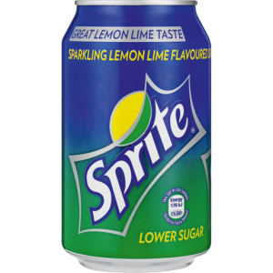 Sprite Sparkling Lemon Flavoured Soft Drink Can 300ml